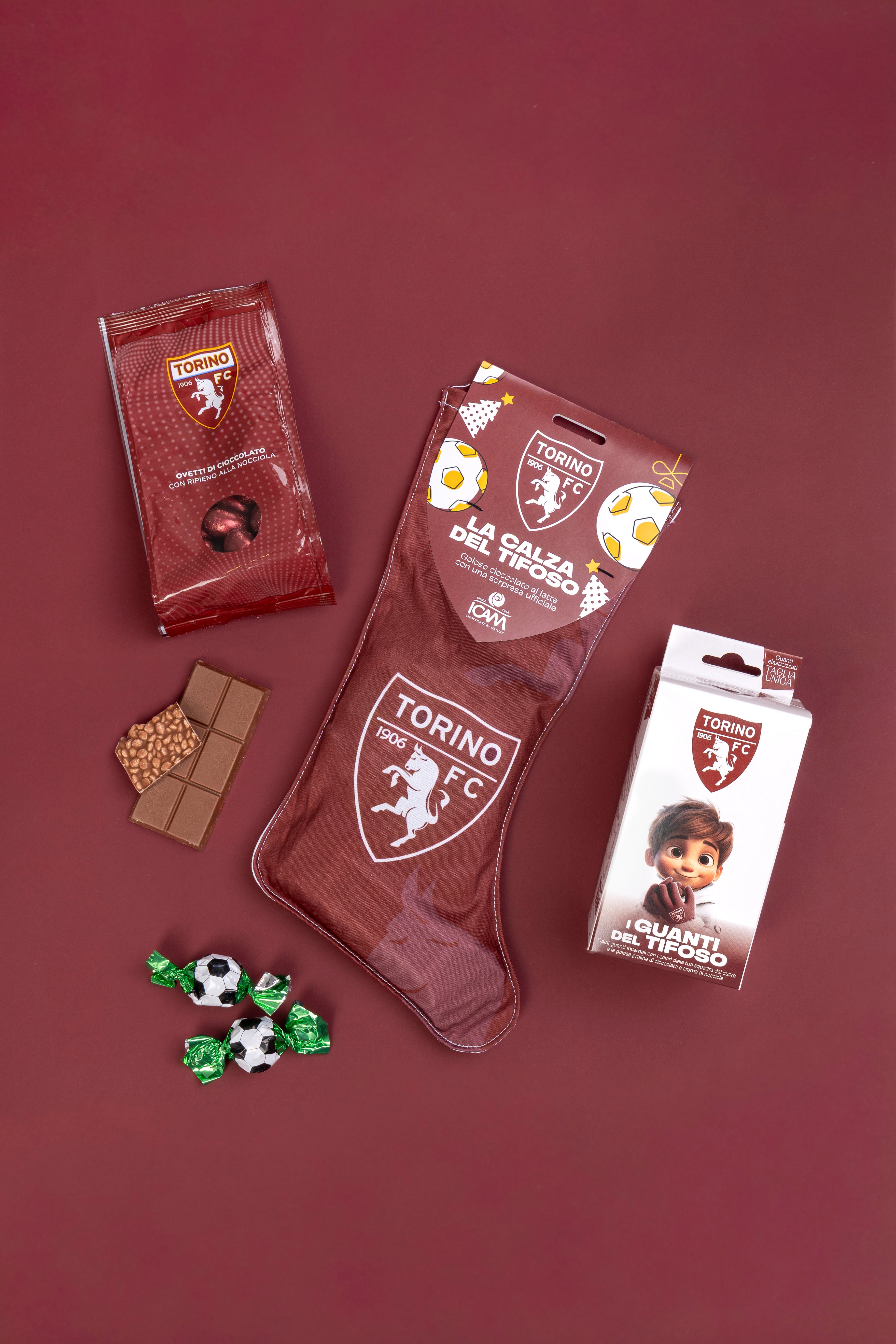 Il Kit del Tifoso Granata: Guanti, Ovetti e Calza della Befana Torino