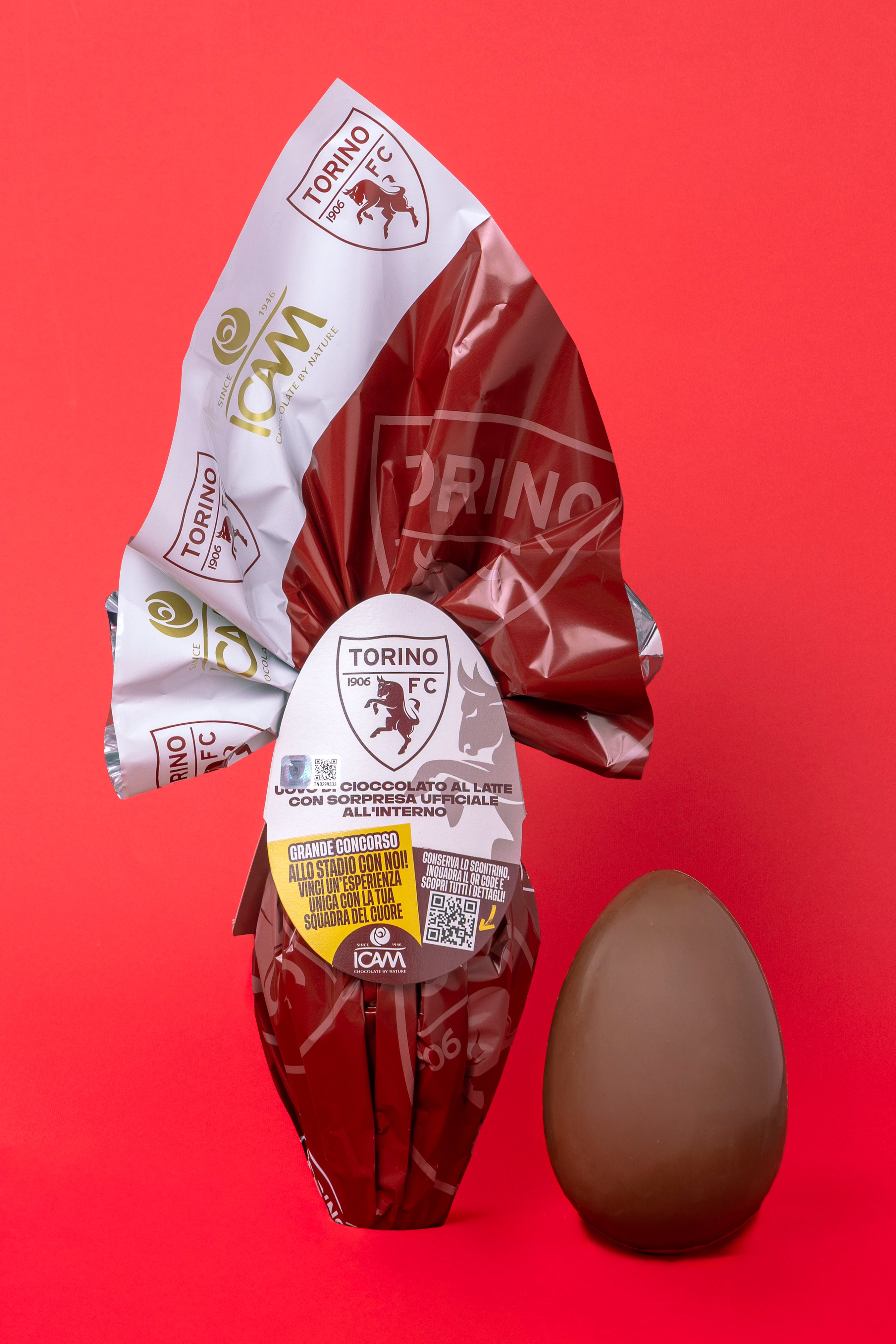 Uovo di Pasqua Torino FC Ufficiale ICAM | Cioccolato al Latte 180g