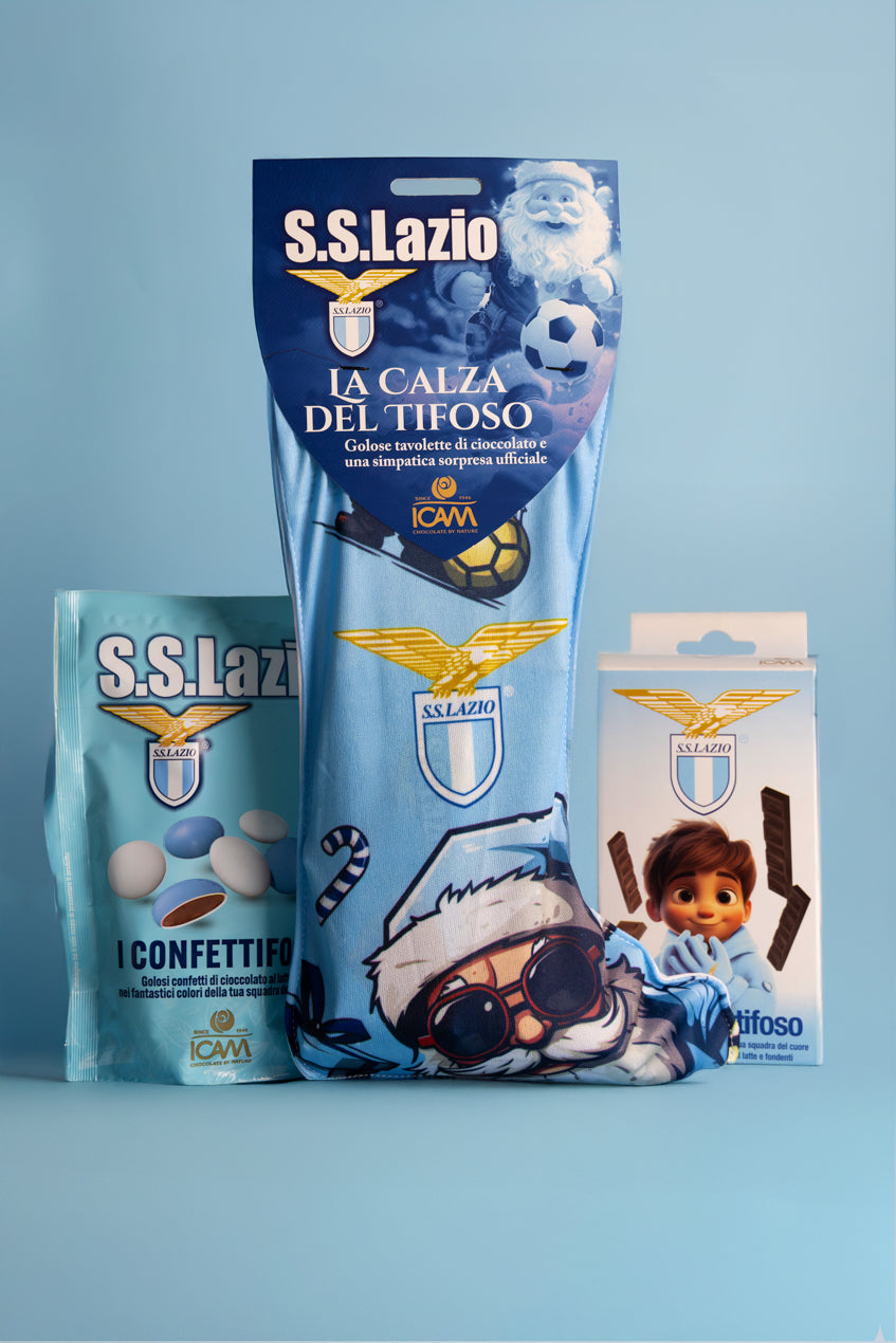 Il Kit del Tifoso Bianco Celeste: Guanti, Confetti e Calza della Befana Lazio