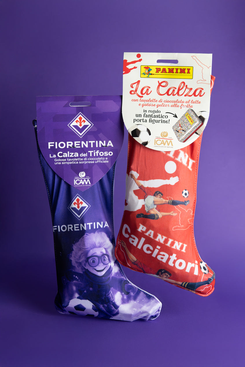 Kit Calza Panini e Squadra ACF Fiorentina Calcio