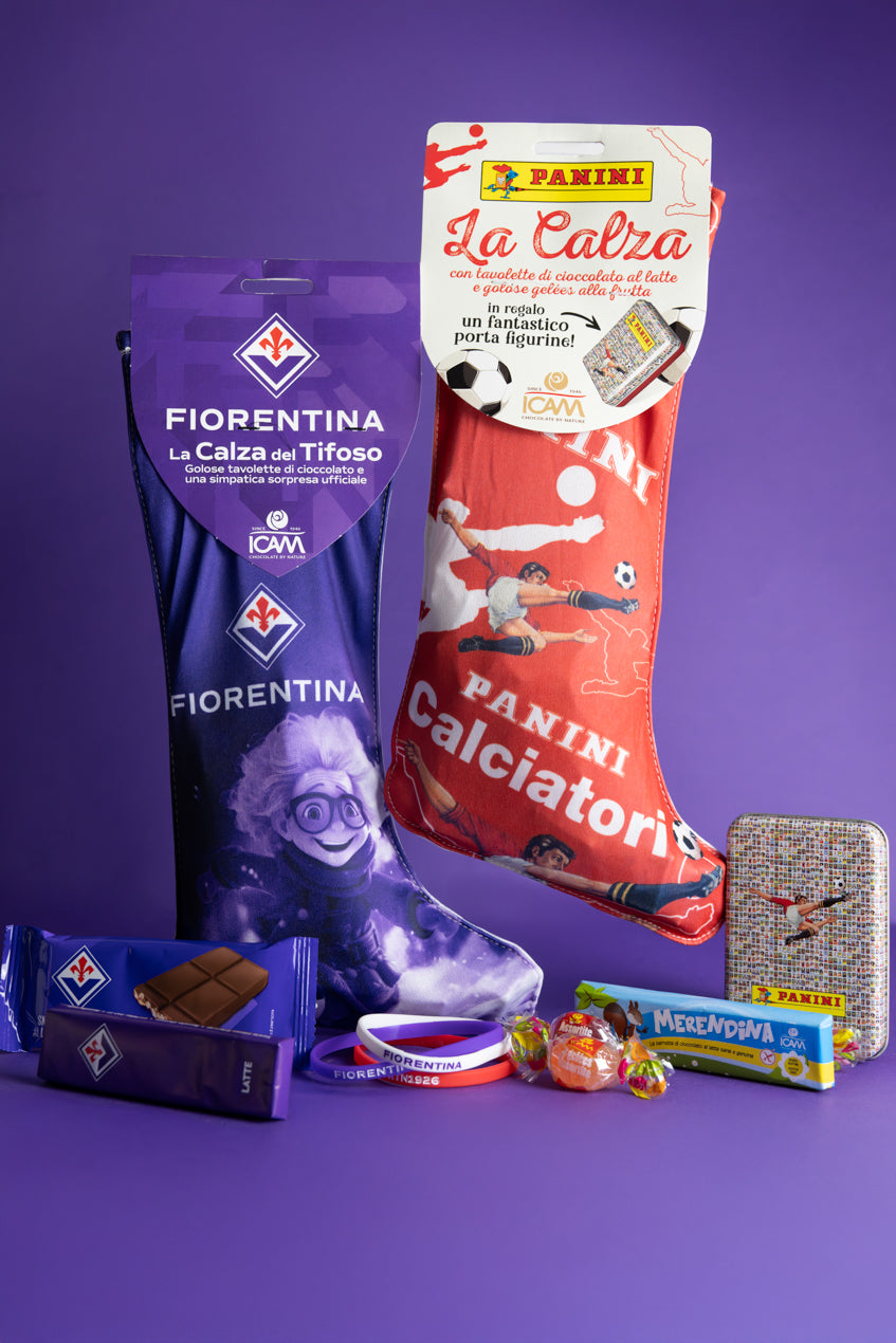 Kit Calza Panini e Squadra ACF Fiorentina Calcio