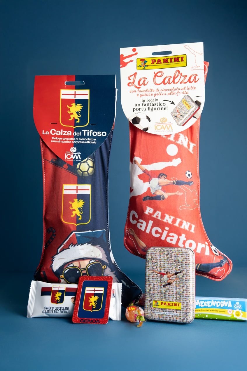 Kit Calza Panini e Squadra Genoa CFC Calcio