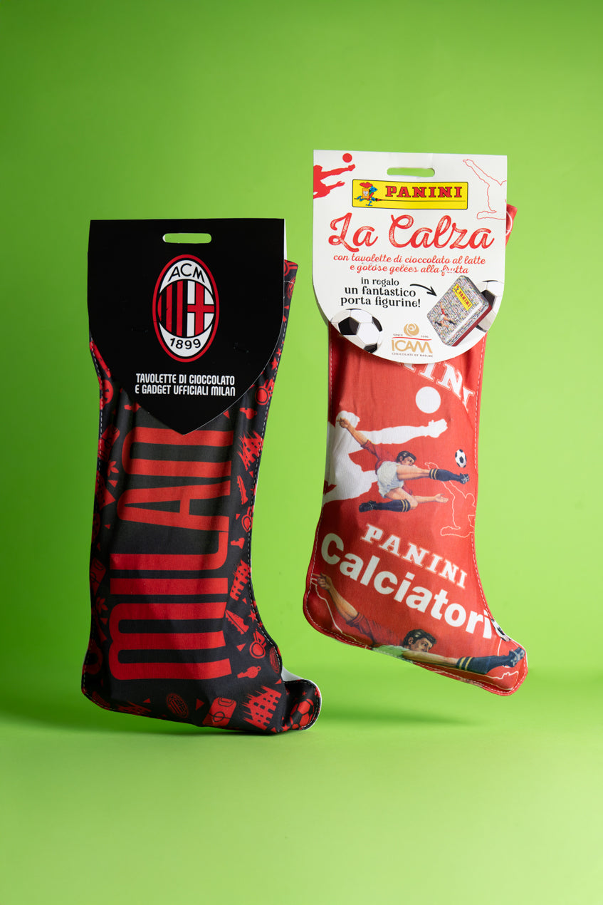 Kit Calza Panini e Squadra AC Milan Calcio