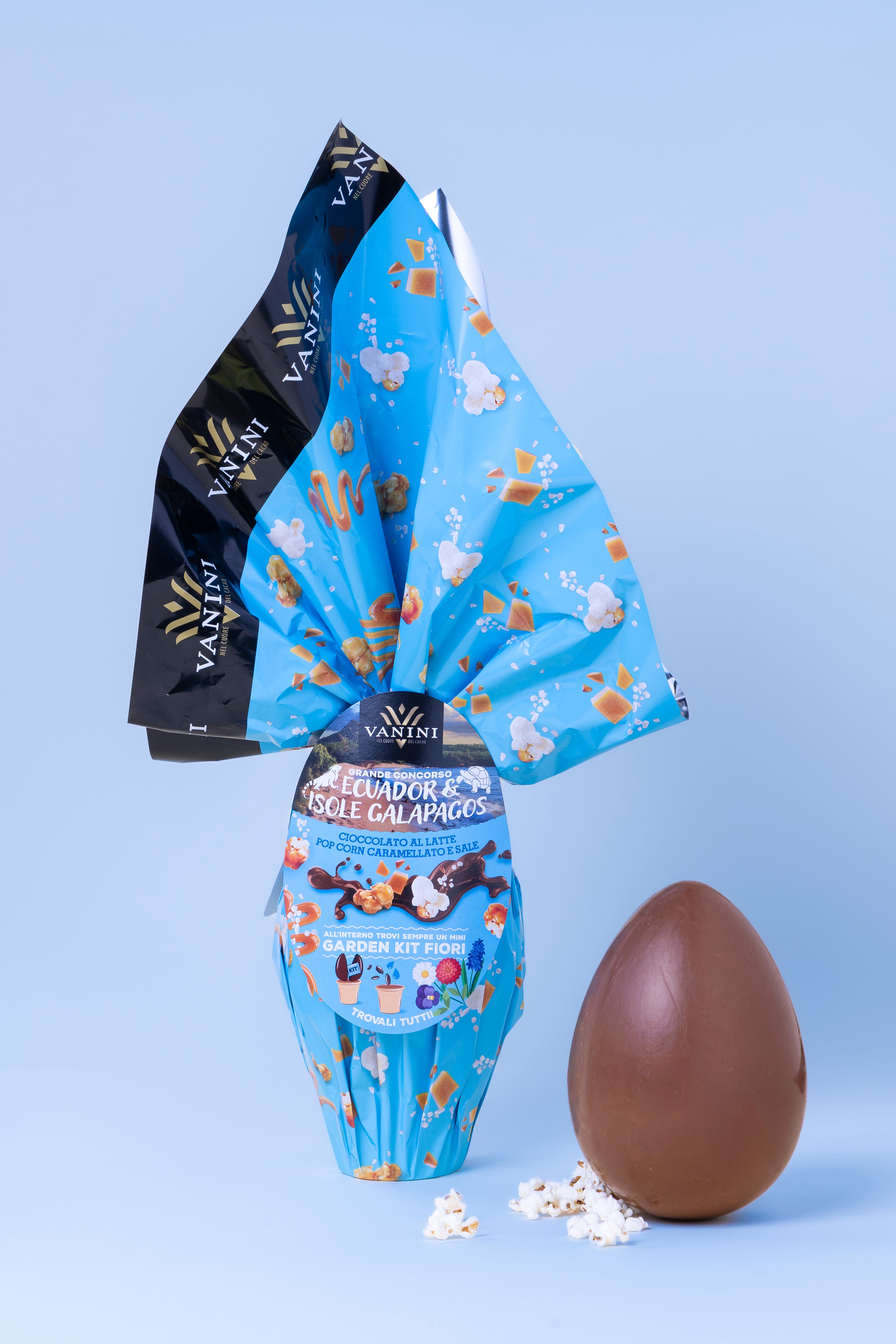 Uovo Vanini Tasting Experience Latte Popcorn Caramello Sale | 280g