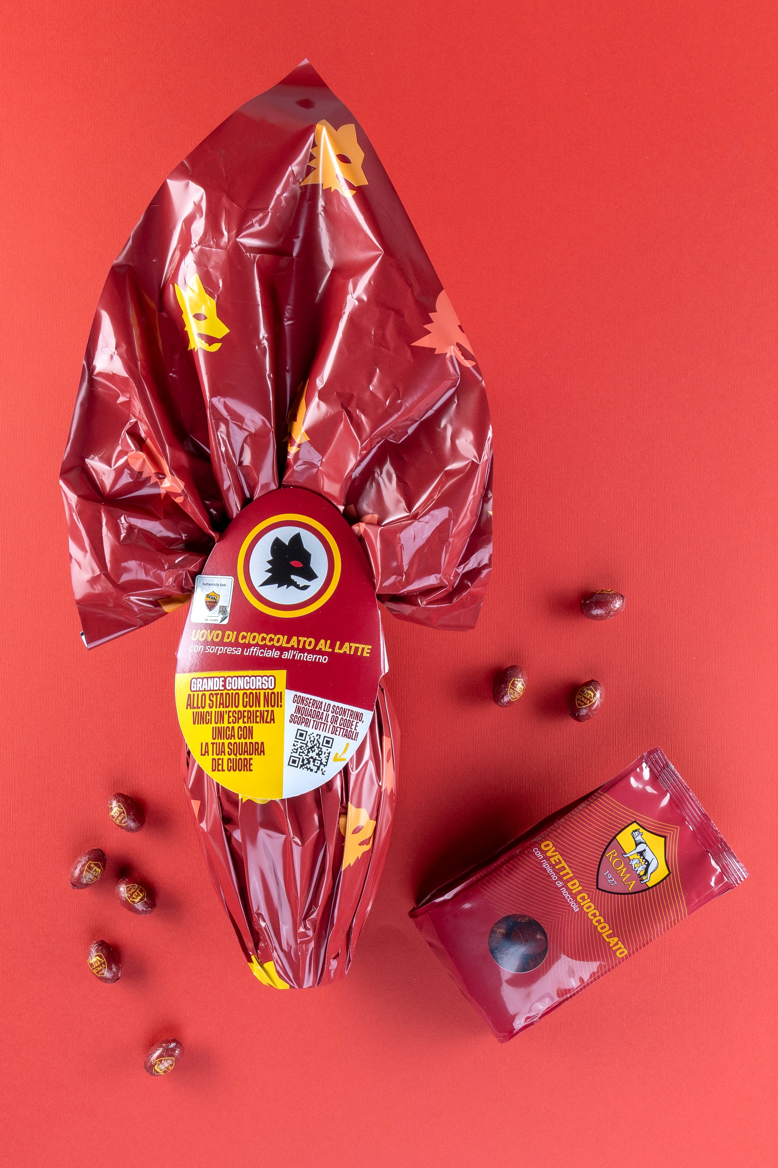Kit Uovo e Ovetti Roma ICAM | Cioccolato al Latte Pasqua Ufficiale