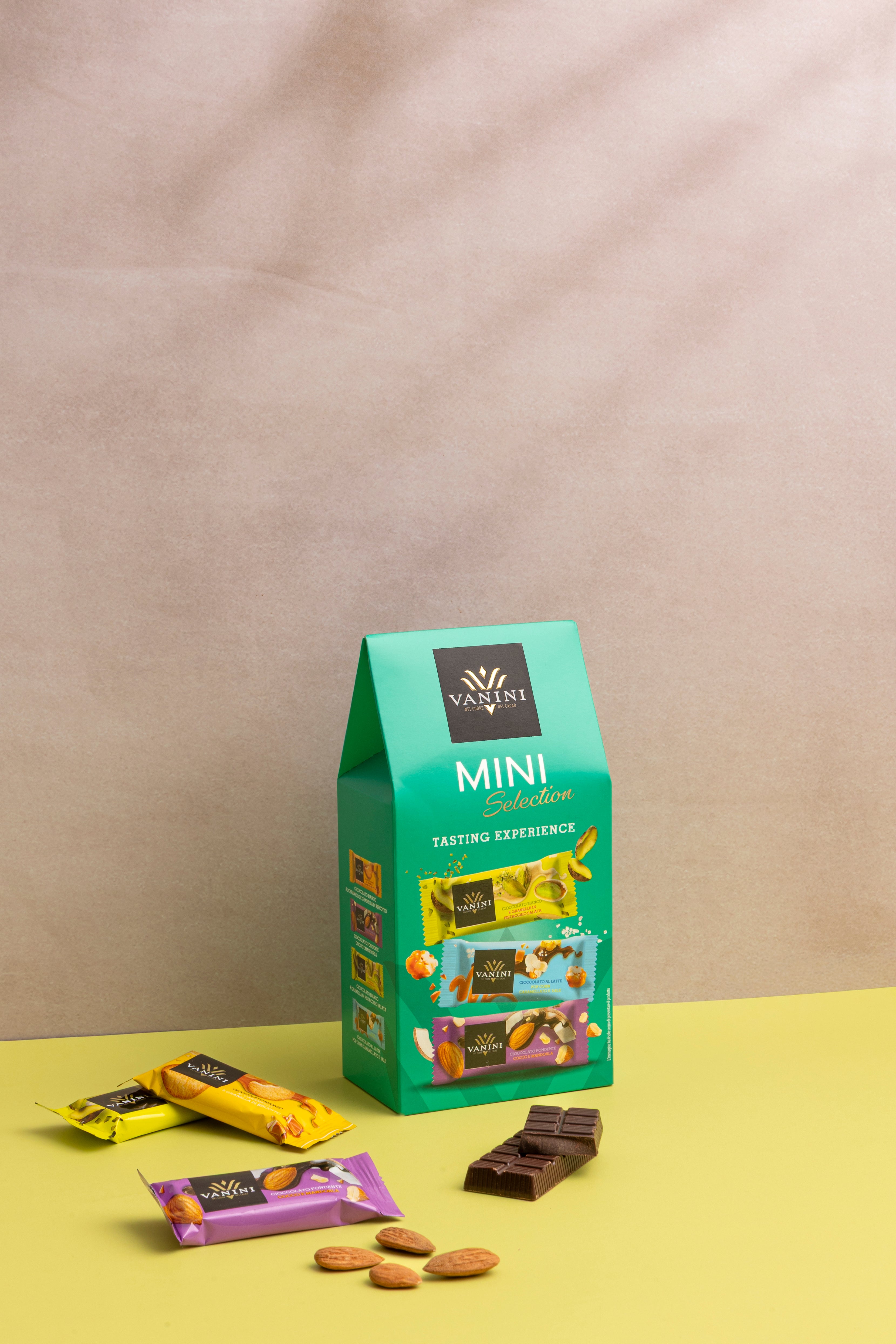 Box Vanini Tasting Experience Mini Selection g.15 x 10 Mini Tavolette di cioccolato assortite Icam Cioccolato 3