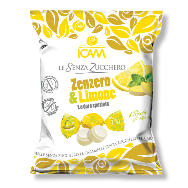 Caramelle Limone e Zenzero Senza Zucchero